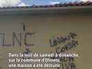 Des tags FLNC retrouvés sur une maison détruite par un attentat à Olmeto