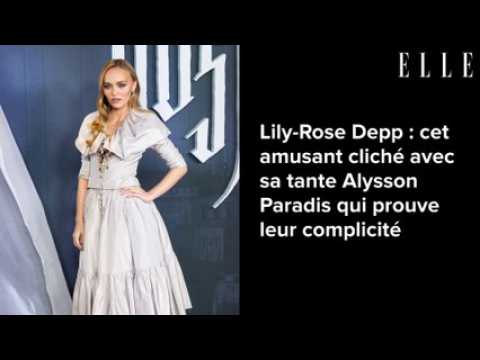 VIDEO : Lily-Rose Depp : cet amusant clich avec sa tante Alysson Paradis qui prouve leur complicit