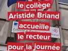 Chaulnes : le recteur visite le collège Aristide-Briand pour la journée de la laïcité