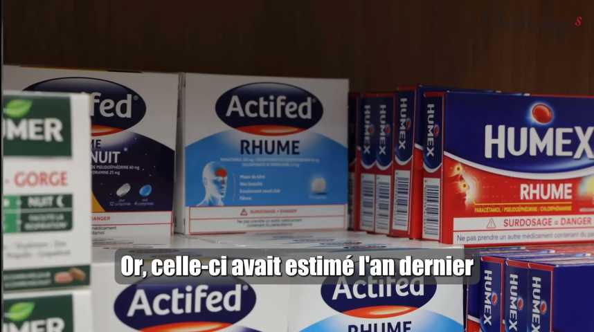 Ces médicaments anti-rhume ne seront plus disponibles en vente libre