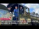 Le train de Noël à vapeur de l'Ajecta attire le public en gare de Romilly-sur-Seine