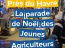 Près du Havre. La parade de Noël 2024 des Jeunes Agriculteurs