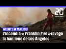 Etats-Unis : un vaste incendie ravage la banlieue de Los Angeles