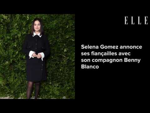 VIDEO : Selena Gomez annonce ses fianailles avec son compagnon Benny Blanco