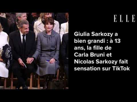 VIDEO : Giulia Sarkozy a bien grandi :  13 ans, la fille de Carla Bruni et Nicolas Sarkozy fait...