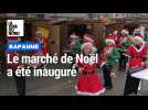 Bapaume : inauguration du marché de Noël