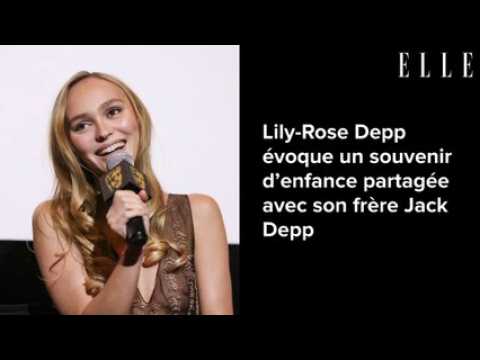 VIDEO : Lily-Rose Depp voque un souvenir d?enfance partage avec son frre Jack Depp
