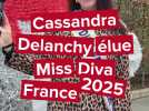 Cassandra Delanchy, Miss Diva Picardie 2024, a été élue Miss Diva France 2025