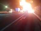 Poids lourd en feu sur l'A9 : un bouchon de 12 km entre Nîmes et Montpellier