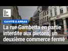 Cavité à Arras : la rue Gambetta en partie interdite aux piétons, un deuxième commerce fermé