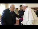 Mahmoud Abbas a rencontré le pape François et le président italien