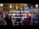 VIDÉO. C'est parti pour le Village de Noël à Concarneau !