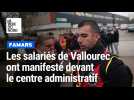 Les salariés de Vallourec ont manifesté devant le centre administratif à Famars