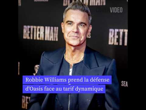 VIDEO : Robbie Williams prend la dfense d'Oasis face au tarif dynamique