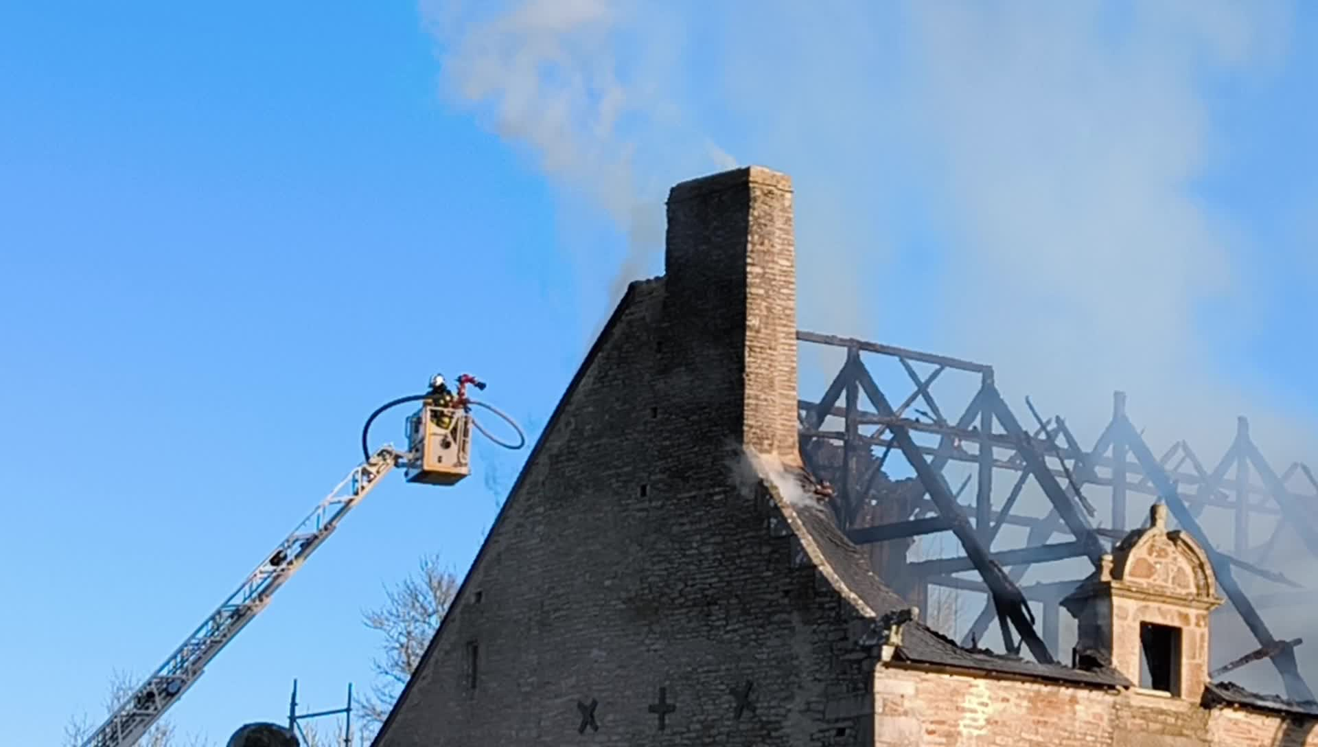 À Mellac, le manoir de Kernault, tout juste rénové, victime d'un incendie