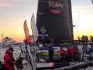 Vendée Globe. L'accueil sur l'eau pour Charlie Dalin