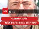 Fabien Maury fait un tour du monde à la voile en solitaire