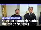 Guerre en Ukraine : Macron et Zelensky discutent de l'envoi possible de militaires européens