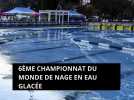 6ème championnat du monde de nage en eau glacée à Molveno, Trentino Alto-Adige, Italie