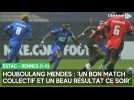 La réaction de Houboulang Mendes après la victoire de l'Estac contre Rennes (1-0) en Coupe de France