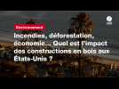 VIDEO. Incendies, déforestation, économie... Quel est l'impact des constructions en bois aux États-Unis ?