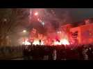 Coupe de Belgique : les supporters d'Anderlecht mettent l'ambiance avant le match contre l'Antwerp