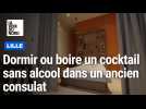 Dormir ou boire un cocktail sans alcool dans un ancien consulat, au Central Hostel de Lille