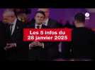 VIDEO. Les 5 infos du 28 janvier 2025