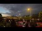 VIDÉO. Stade Brestois-Real Madrid: le cortège des supporters Ti-Zefs s'élance sous un feu d'artifice