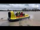 VIDÉO. Inondations : l'aéroglisseur passe-partout des pompiers d'Ille-et-Vilaine