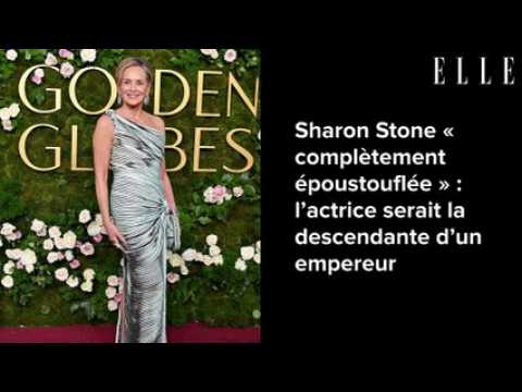 VIDEO : Sharon Stone  compltement poustoufle  : l?actrice serait la descendante d?un empereur