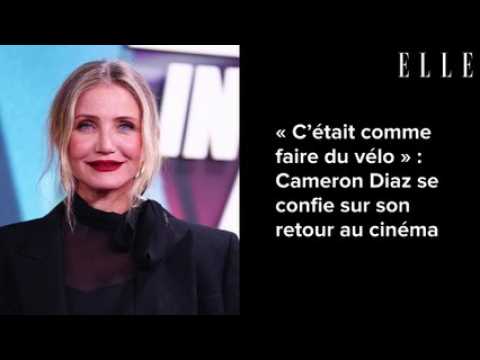 VIDEO :  C?tait comme faire du vlo  : Cameron Diaz se confie sur son retour au cinma