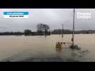 VIDÉO. Inondations en Loire-Atlantique : la route vers Redon est devenue une grande étendue d'eau