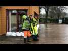 La salle Richelieu inondée à La Roche-Bernard