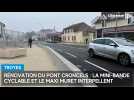 Rénovation du pont Croncels : la mini-bande cyclable et le maxi muret interpellent