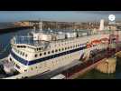 VIDEO. Brittany Ferries baptise le premier grand navire hybride d'Europe