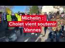 VIDÉO. Michelin : Une trentaine de salariés de Cholet présent à Vannes pour échanger