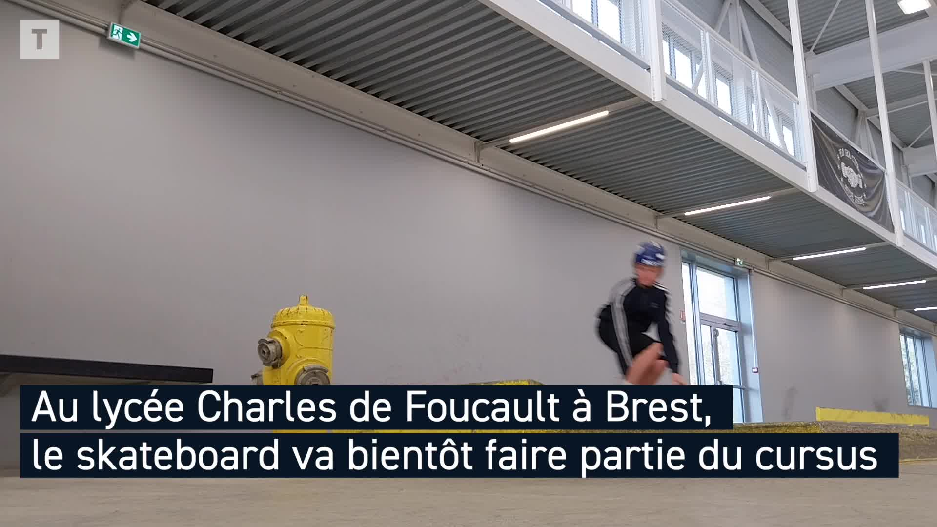 « Entre 12 et 15 heures de skate par semaine » : à Brest, le lycée Charles-de-Foucauld a créé la première section skate de France [Vidéo]