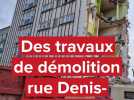 À Amiens, les travaux de démolition de deux bâtiments de la rue Denis-Cordonnier ont démarré