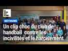 Le club de handball de Béthune réalise un clip choc pour lutter contre les incivilités et le harcèlement