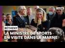 Maric Barsacq, Ministre des Sports, en déplacement dans la Marne