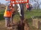 Chantier - Travaux publics : une grosse Bête en action dans ce hameau de la Nièvre [Vidéo]