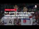 VIDÉO. France - Croatie : sur quelle chaîne et à quelle heure voir le match de handball en direct ?