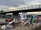 Autoroute A9 : un camion se renverse à hauteur de Perpignan