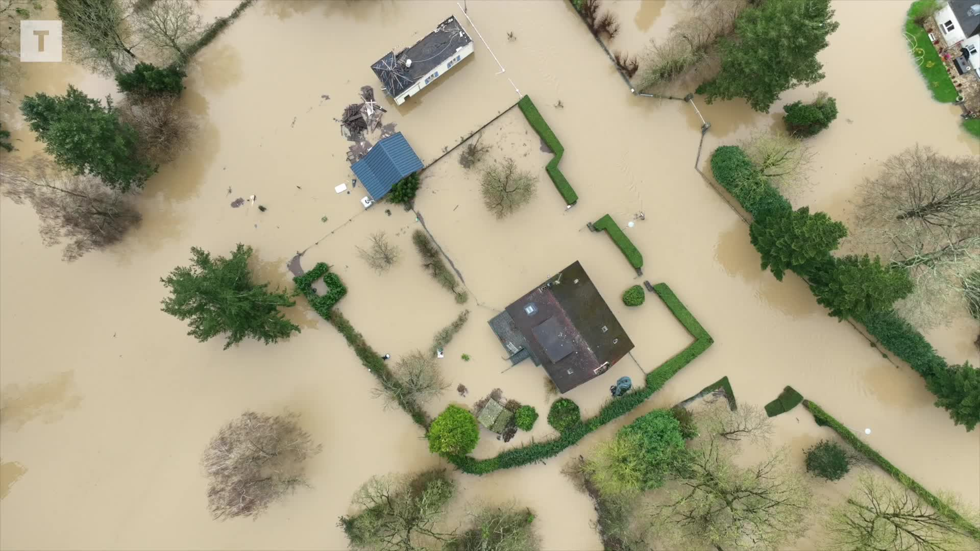 Guipry-Messac sous les eaux : les images impressionnantes des inondations vues du ciel [Vidéo]