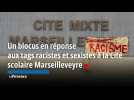 Un blocus en réponse aux tags racistes et sexistes à la Cité scolaire Marseilleveyre