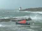 Tempête Herminia : en Finistère, une houle spectaculaire en raison des fortes rafales de vent