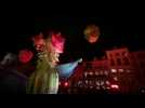 Mons: d'étranges créatures sur la Grand'Place Vidéo Éric Ghislain