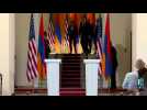 Nancy Pelosi gives speech in Armenia