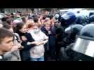 Russian protesters arrested after Putin orders partial mobilisation